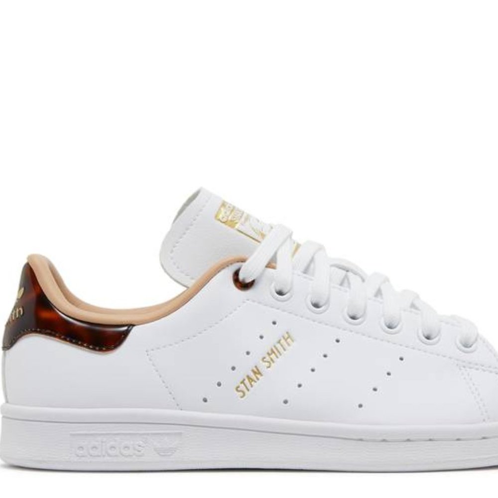 Adidas Stan Smith White/Gold/Brown sneakers